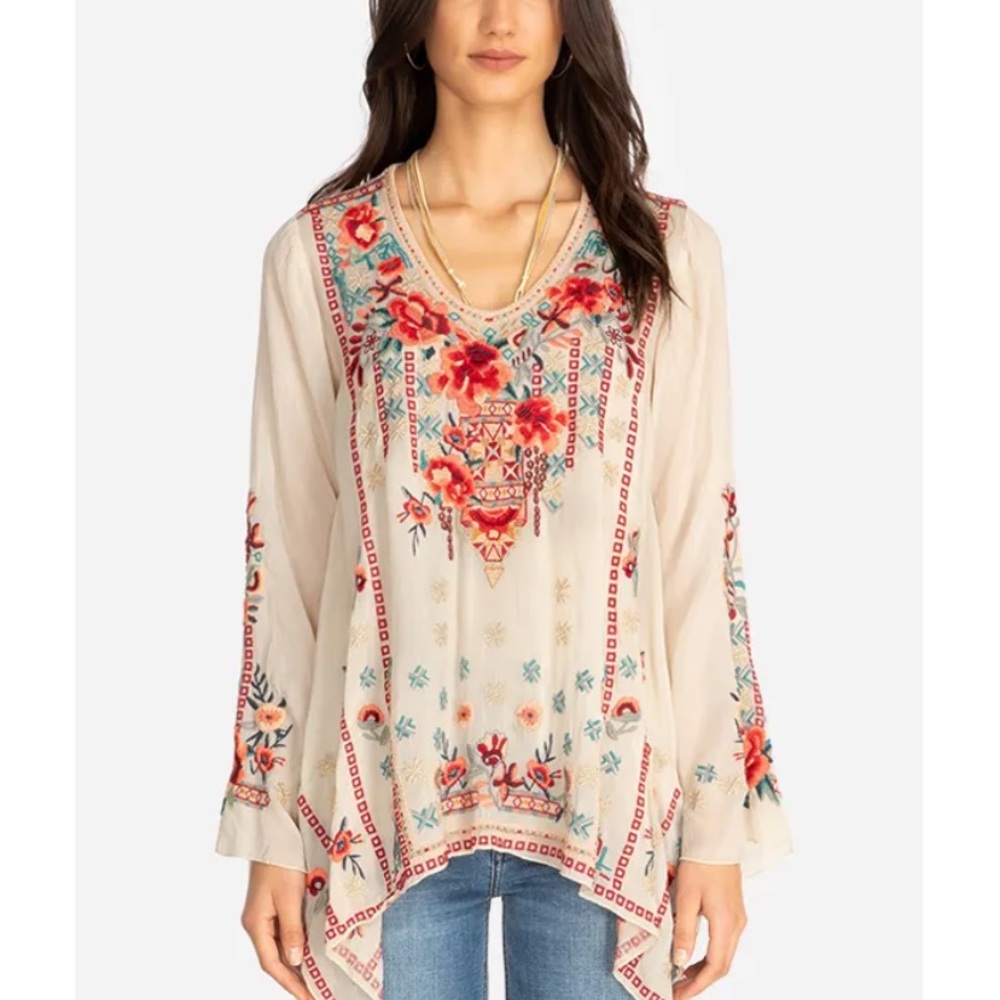 Johnny Was Dulci Tunic size Small